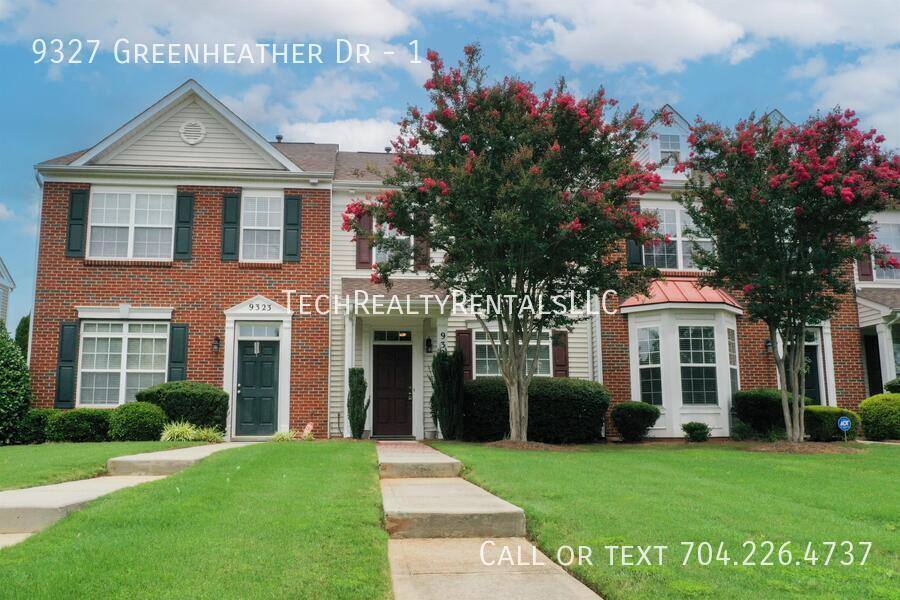 Townhouse for rent at 9327 Greenheather Dr #1, Huntersville, NC 28078