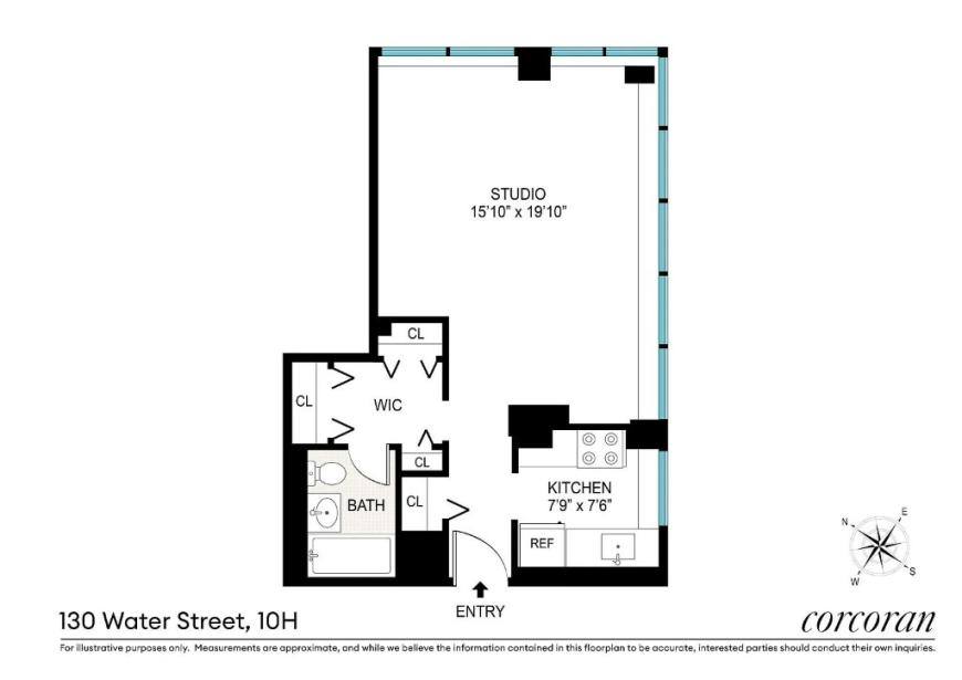 Condo for rent at 130 Water St #10H, New York, NY 10005