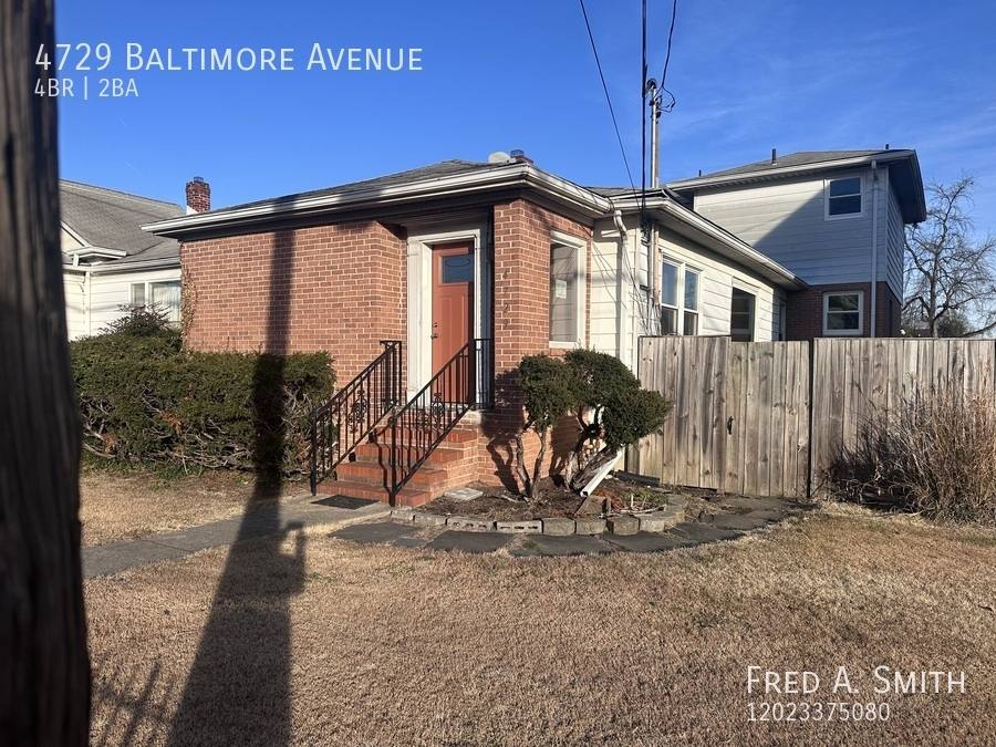 House for rent at 4729 Baltimore Ave, Hyattsville, MD 20781
