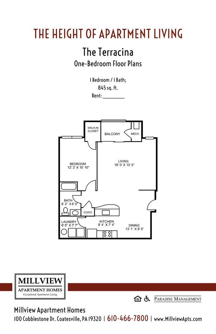 Apartment for rent at 100 Cobblestone Dr, Coatesville, PA 19320