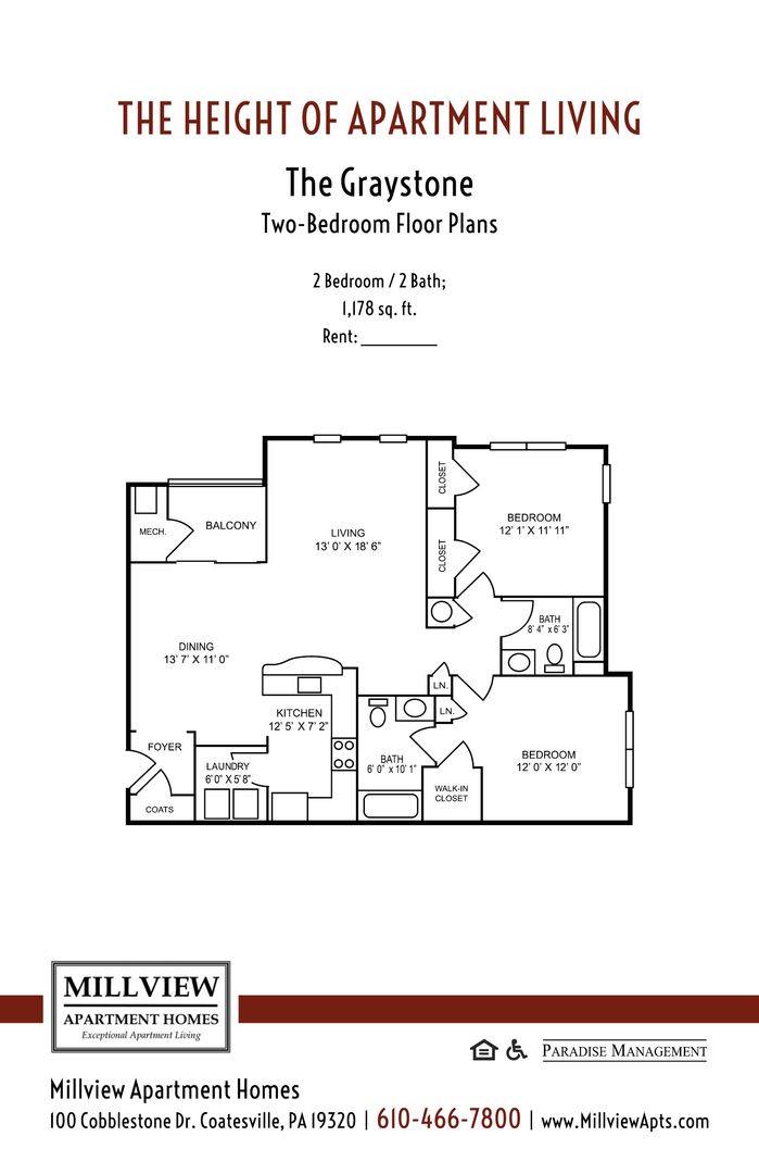 Apartment for rent at 100 Cobblestone Dr, Coatesville, PA 19320