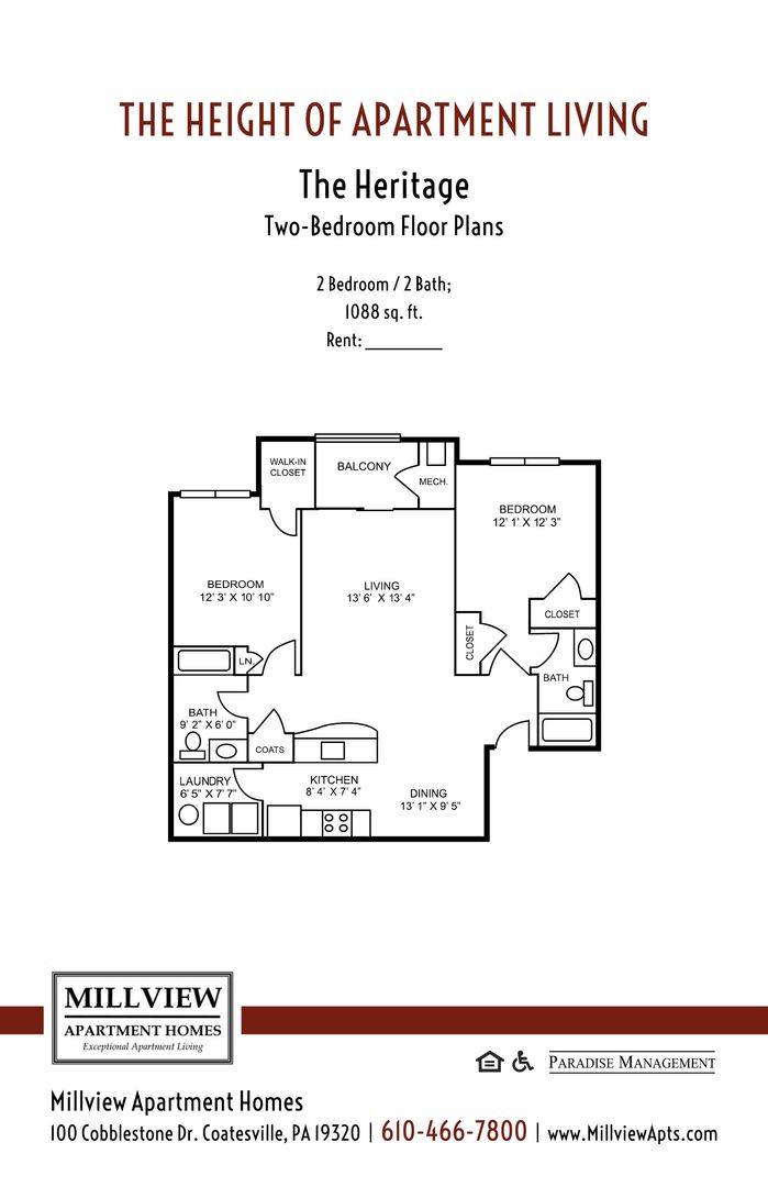 Apartment for rent at 100 Cobblestone Dr, Coatesville, PA 19320