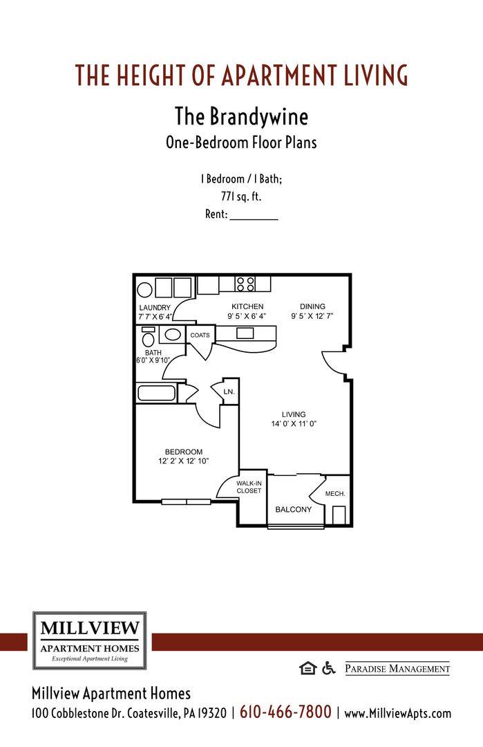 Apartment for rent at 100 Cobblestone Dr, Coatesville, PA 19320