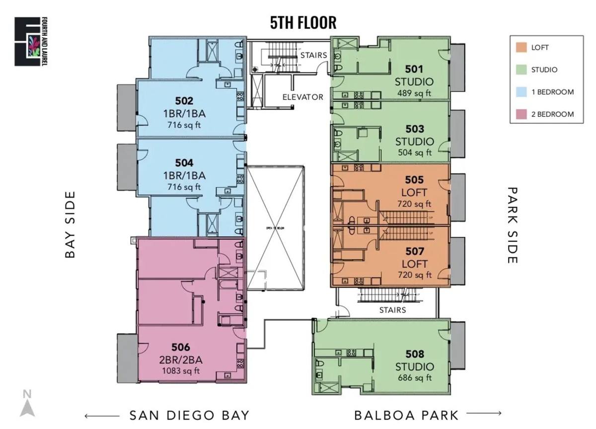 Apartment for rent at 2426 4th Ave, San Diego, CA 92103
