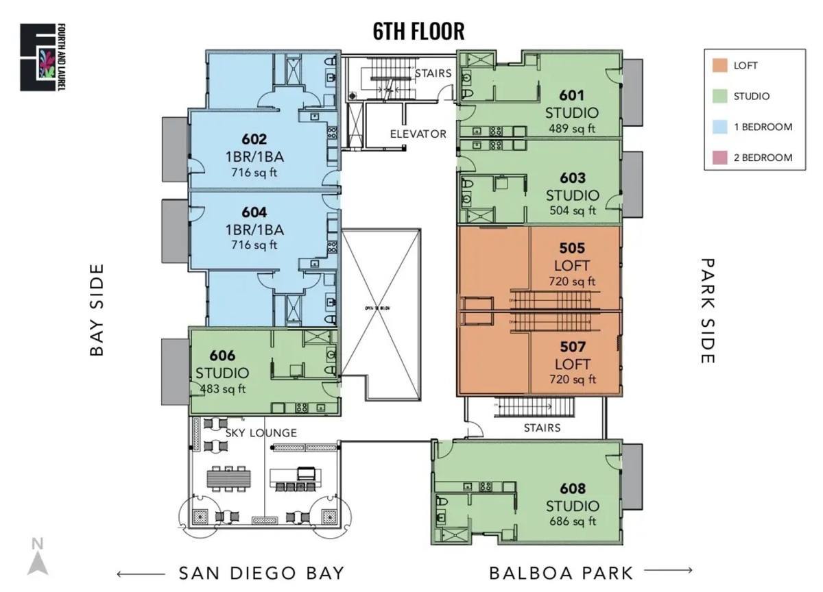 Apartment for rent at 2426 4th Ave, San Diego, CA 92103