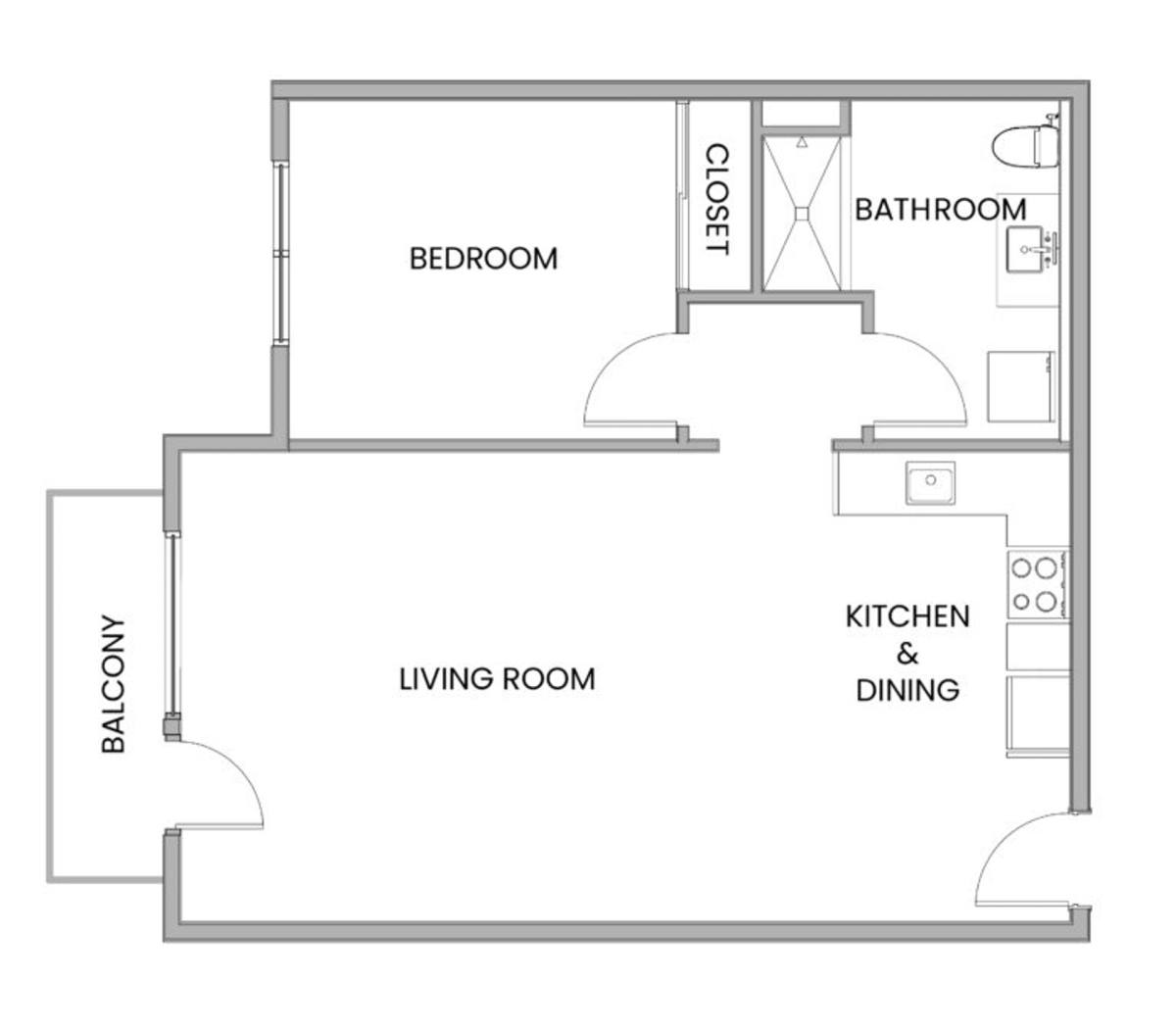 Apartment for rent at 2426 4th Ave, San Diego, CA 92103