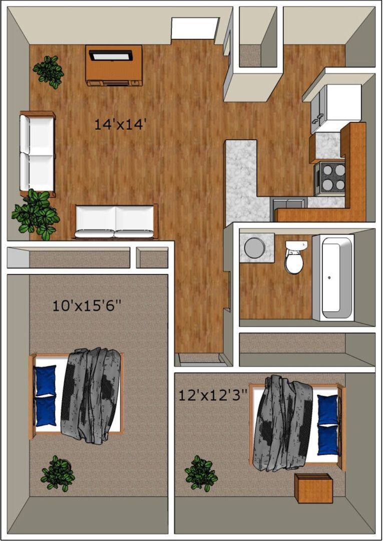 Apartment for rent at 640 N Ross St, Auburn, AL 36830