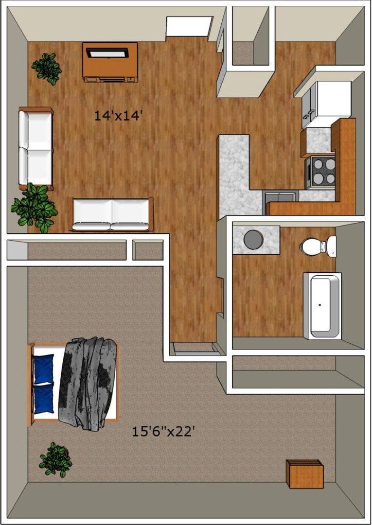 Apartment for rent at 640 N Ross St, Auburn, AL 36830