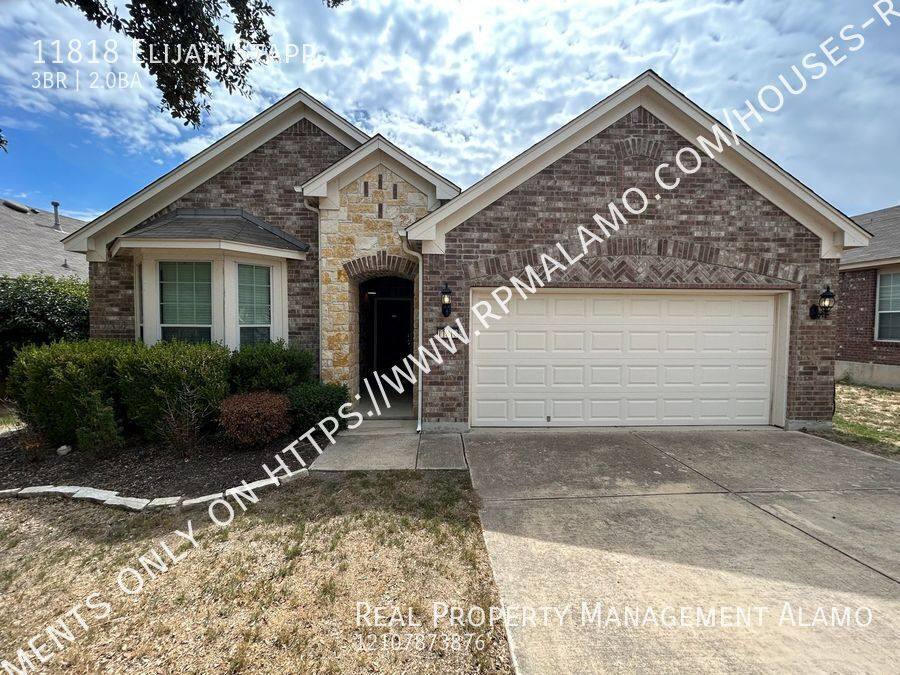 House for rent at 11818 Elijah Stapp, San Antonio, TX 78253
