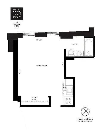 Apartment for rent at 56 Pine St #15G, New York, NY 10005
