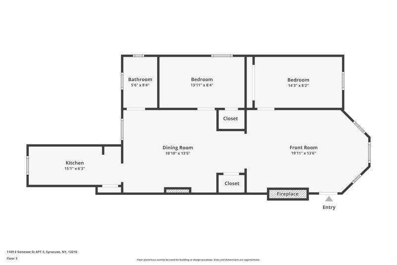 Apartment for rent at 1109 E Genesee St #1, Syracuse, NY 13210