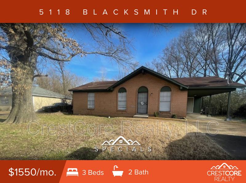 House for rent at 5118 Blacksmith Dr, Memphis, TN 38127