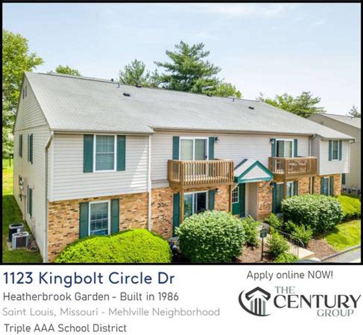 Apartment for rent at 1100 Kingbolt Circle Dr, Saint Louis, MO 63129