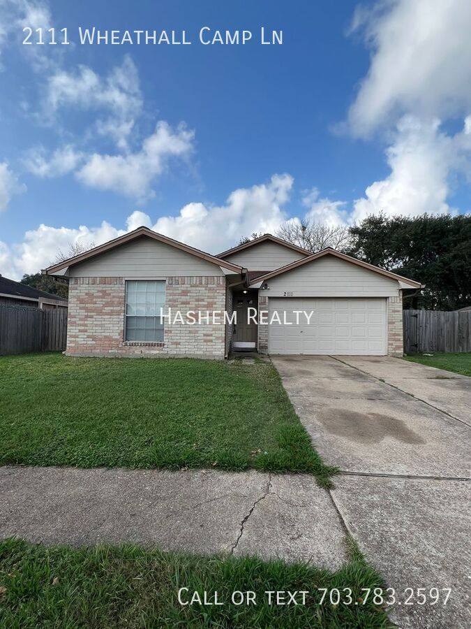 House for rent at 2111 Wheathall Camp Lane, Katy, TX 77449