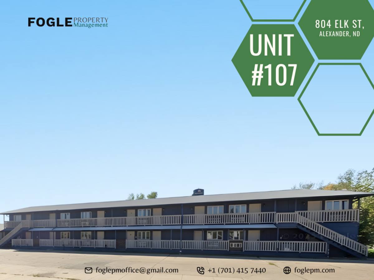 Apartment for rent at 804 Elk St, Alexander, ND 58831