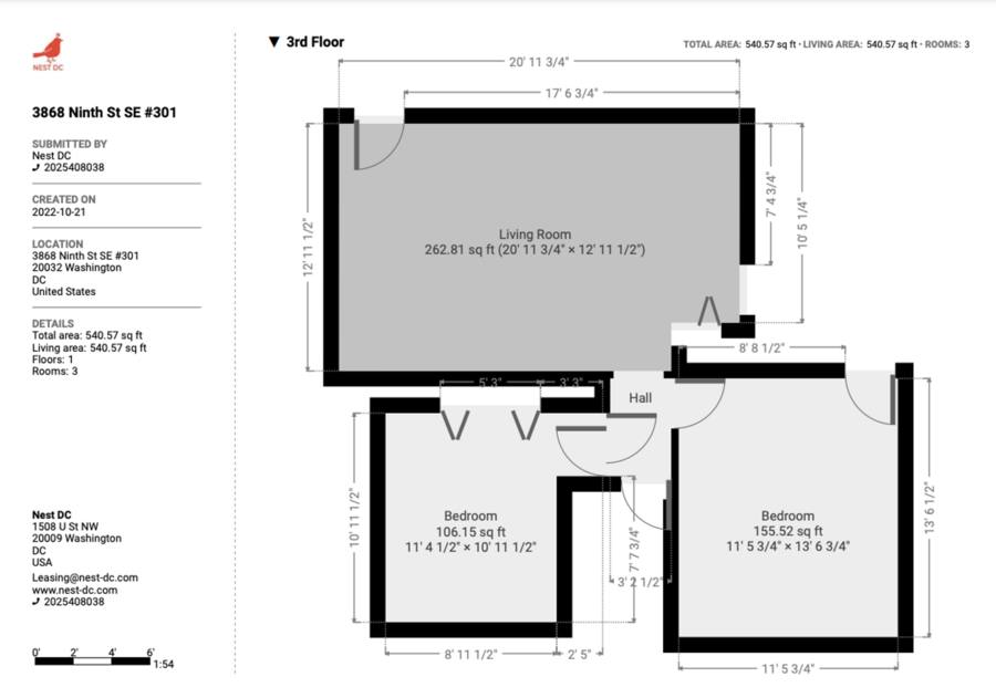 Condo for rent at 3868 9th St SE #301, Washington, DC 20032
