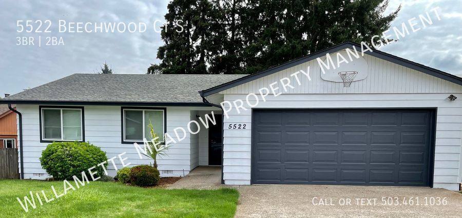 House for rent at 5522 Beechwood Court S, Salem, OR 97306