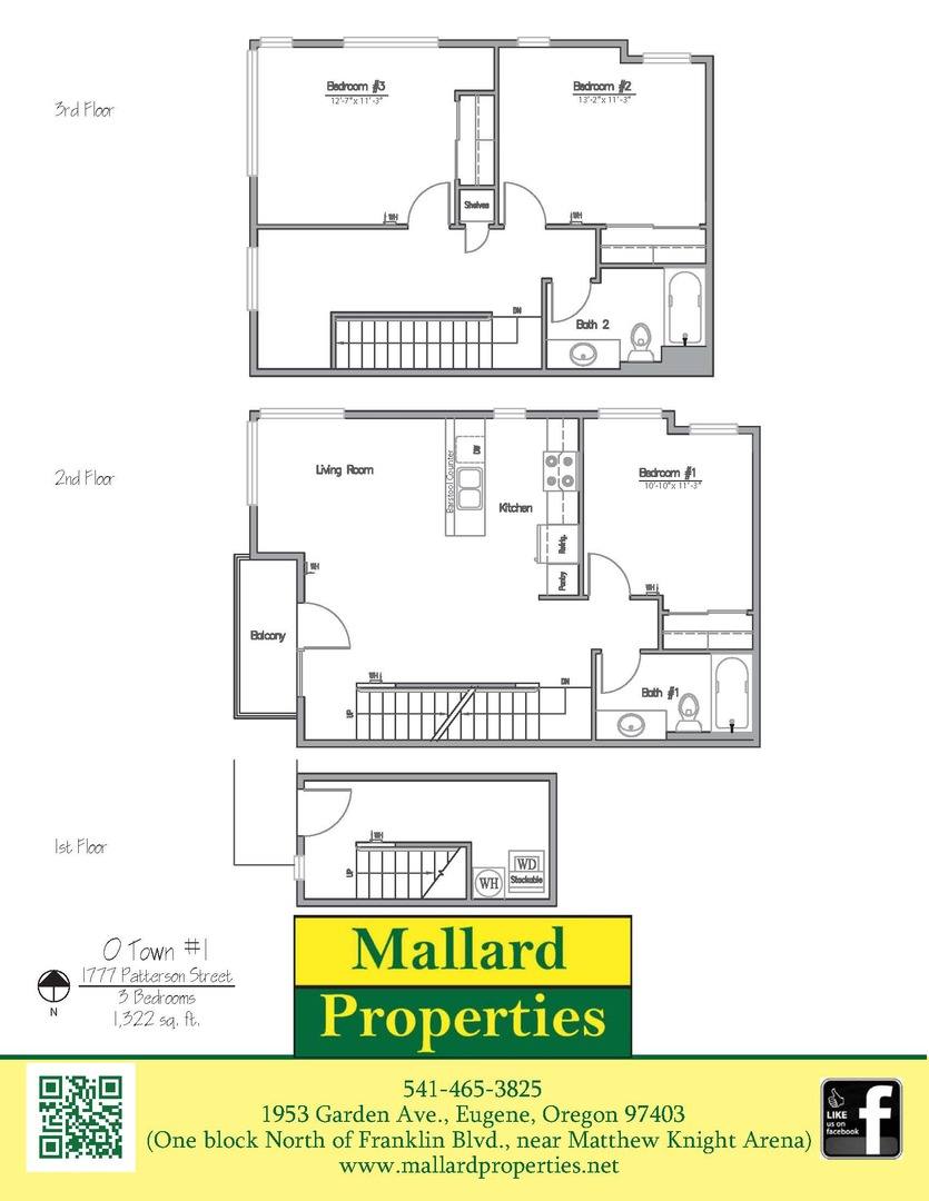 Townhouse for rent at 1777 Patterson St 1-33, Eugene, OR 97401