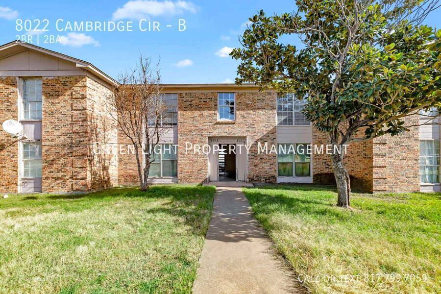 Townhouse for rent at 8022 Cambridge Circle #B, Fort Worth, TX 76108