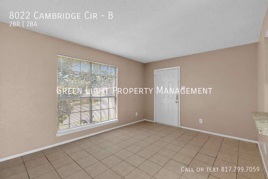 Townhouse for rent at 8022 Cambridge Circle #B, Fort Worth, TX 76108