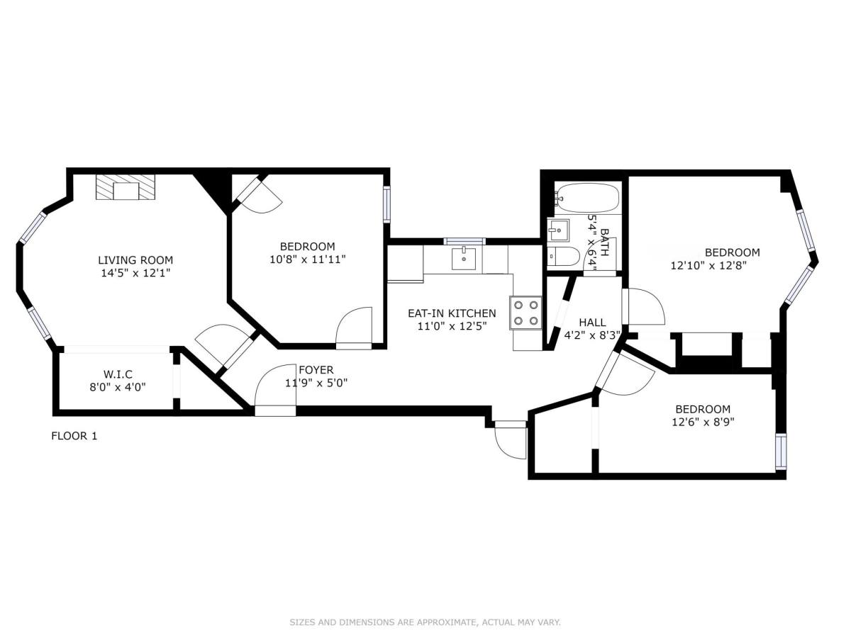 Apartment for rent at 616 Columbus Ave #2, Boston, MA 02118