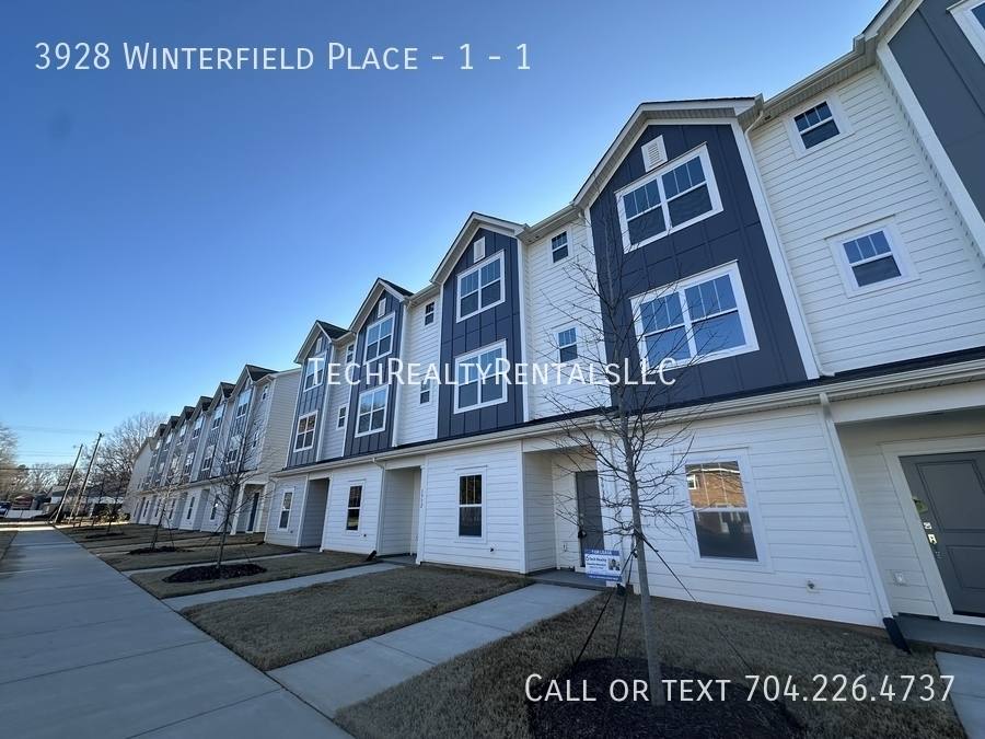 Townhouse for rent at 3928 Winterfield Place #1, Charlotte, NC 28205