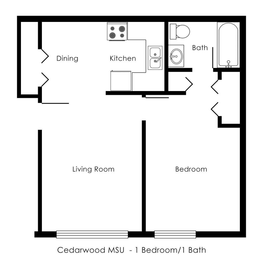 Apartment for rent at 1400-1446 8th St NW, Minot, ND 58703
