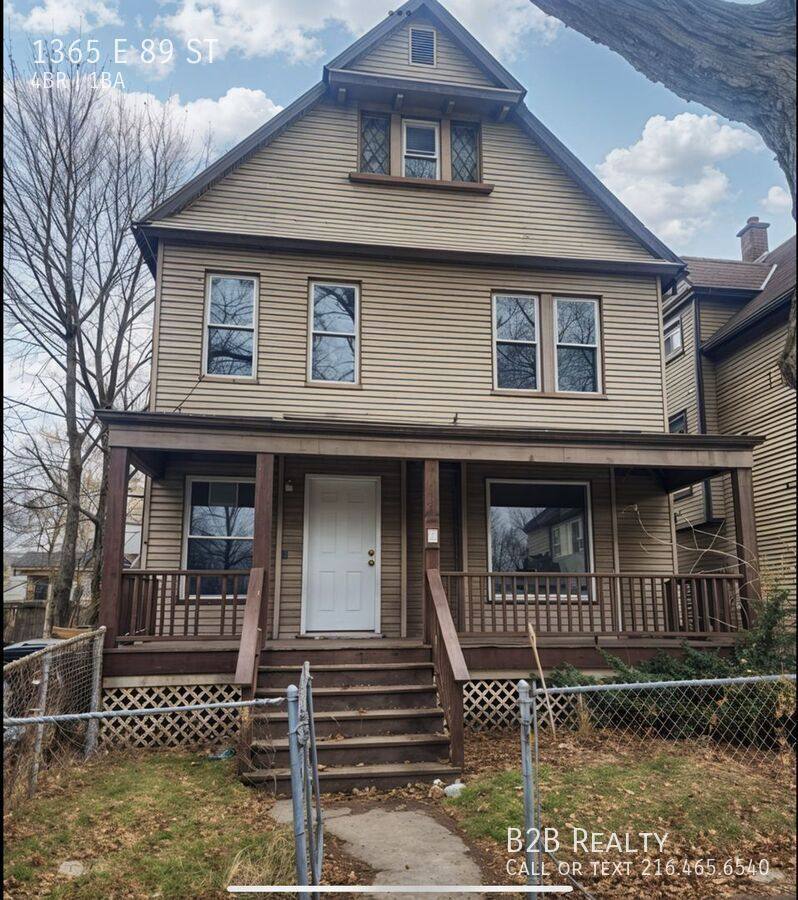 House for rent at 1365 E 89 St, Cleveland, OH 44106