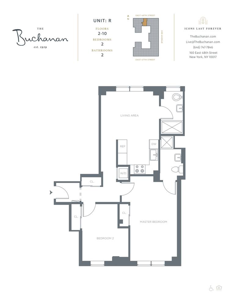 Apartment for rent at 160 E 48th St #4-Q, New York, NY 10017