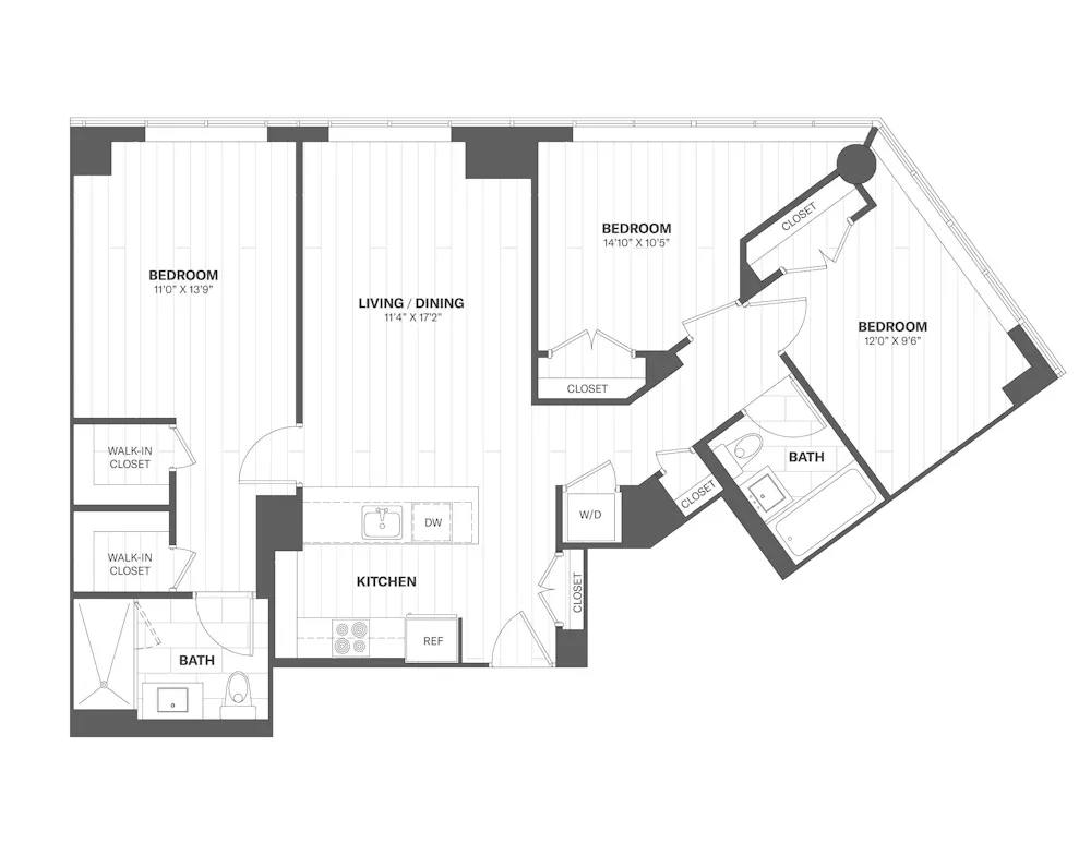 Apartment for rent at 420 E 54th St #509, New York, NY 10022