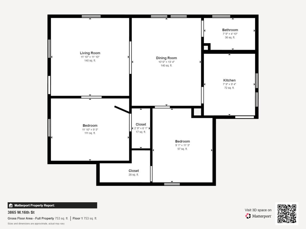 Apartment for rent at 3865 W 16th St, Cleveland, OH 44109