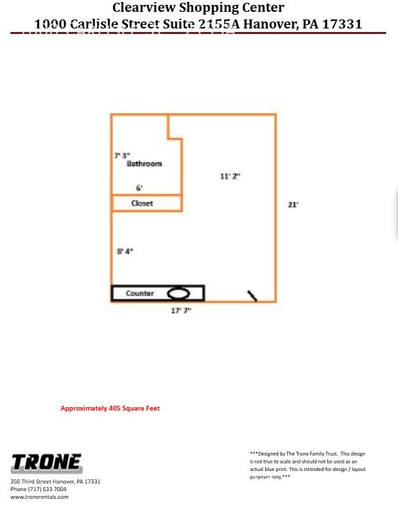 Apartment for rent at 1000 Carlisle St #2155A, Hanover, PA 17331