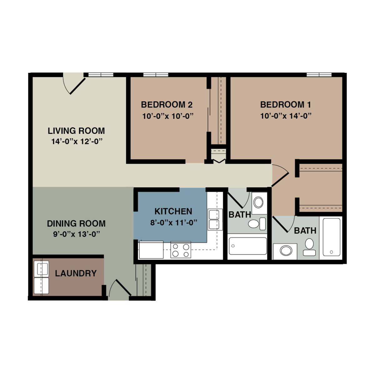 Apartment for rent at 2601 S Kiwanis Ave, Sioux Falls, SD 57105