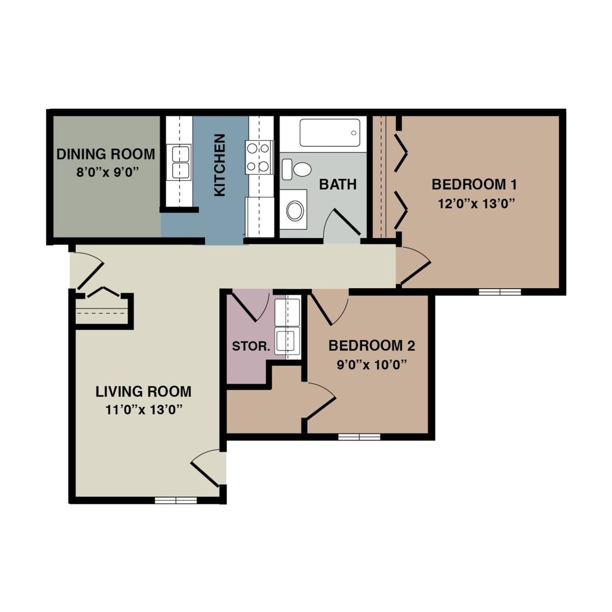 Apartment for rent at 2601 S Kiwanis Ave, Sioux Falls, SD 57105