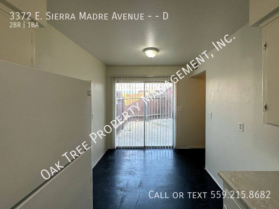 Apartment for rent at 3372 E Sierra Madre Ave #D, Fresno, CA 93726