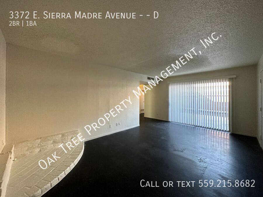 Apartment for rent at 3372 E Sierra Madre Ave #D, Fresno, CA 93726
