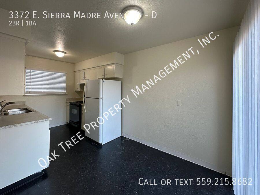 Apartment for rent at 3372 E Sierra Madre Ave #D, Fresno, CA 93726