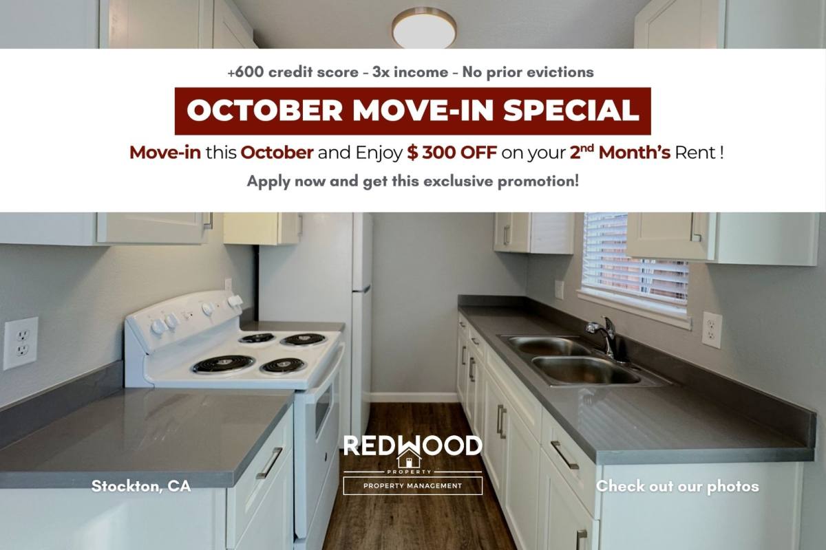 Apartment for rent at 935 W Swain Rd, Stockton, CA 95207