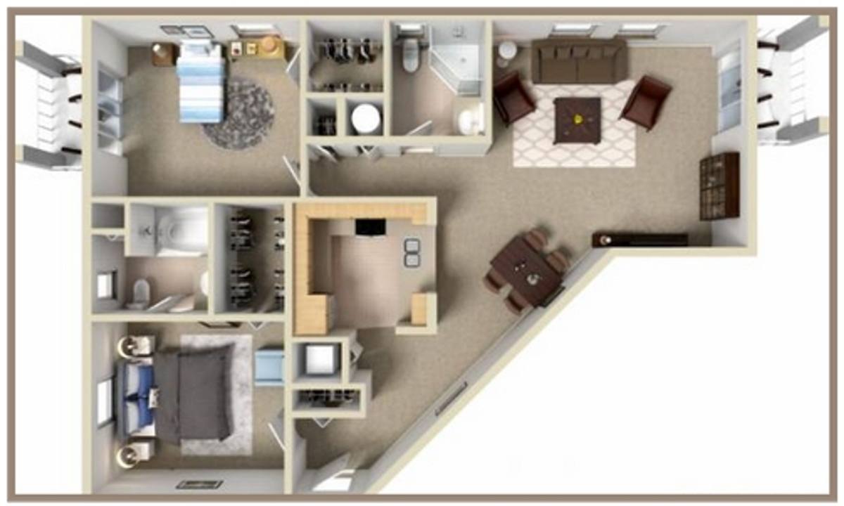 Apartment for rent at 1957 Brandywine Rd, West Palm Beach, FL 33409