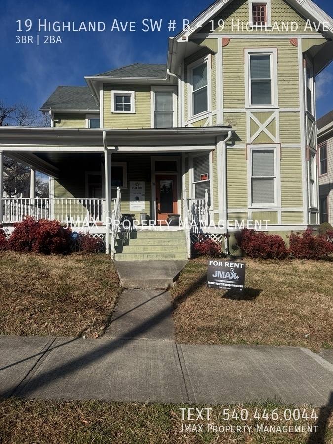 Apartment for rent at 19 Highland Ave SW #B, Roanoke, VA 24016