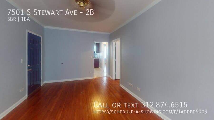 Apartment for rent at 7501 S Stewart Ave #2B, Chicago, IL 60621