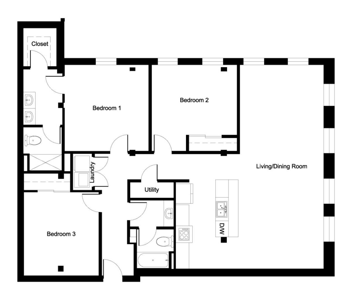 Apartment for rent at 116 N 3rd St, Quincy, IL 62301