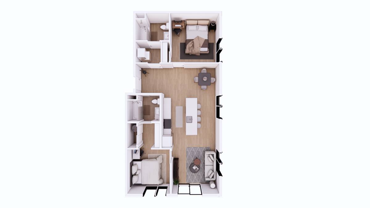 Apartment for rent at 2211 University Ave, Des Moines, IA 50311