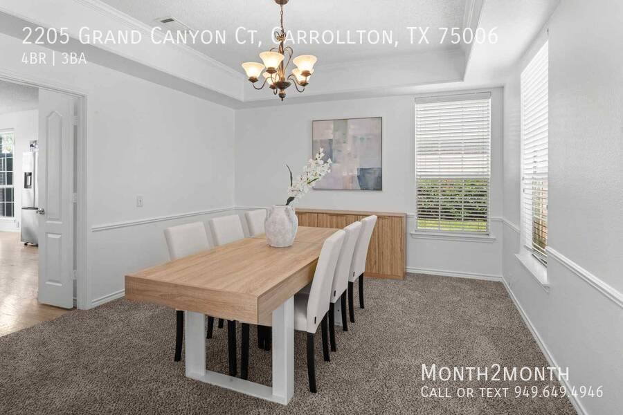 House for rent at 2205 Grand Canyon Court, Carrollton, TX 75006