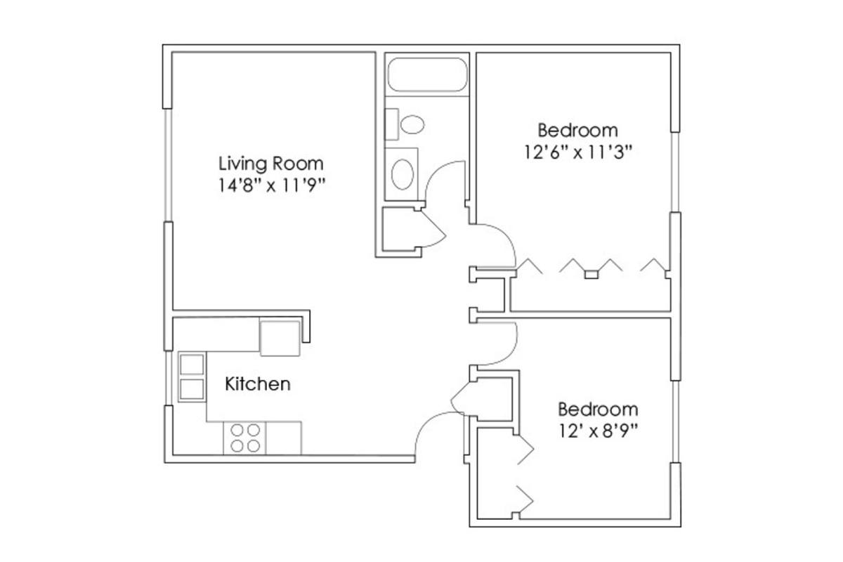 Apartment for rent at 1405 8th St NW, Minot, ND 58703