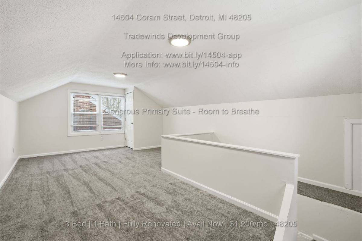 House for rent at 14504 Coram St, Detroit, MI 48205