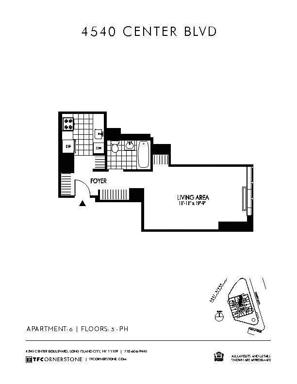 Apartment for rent at 4540 Center Blvd #506, Long Island City, NY 11109