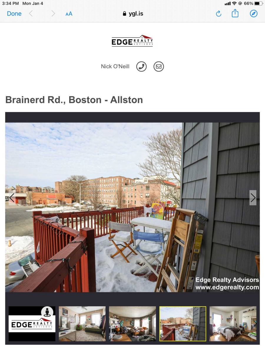 Apartment for rent at 50 Brainerd Rd, Allston, MA 02134
