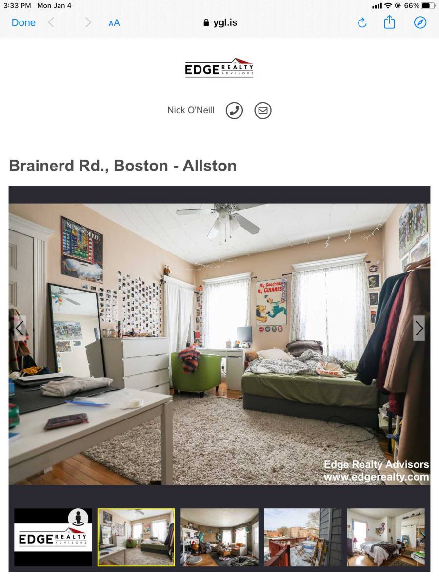 Apartment for rent at 50 Brainerd Rd, Allston, MA 02134