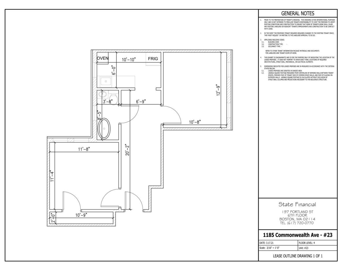 Apartment for rent at 1195 Commonwealth Ave, Allston, MA 02134